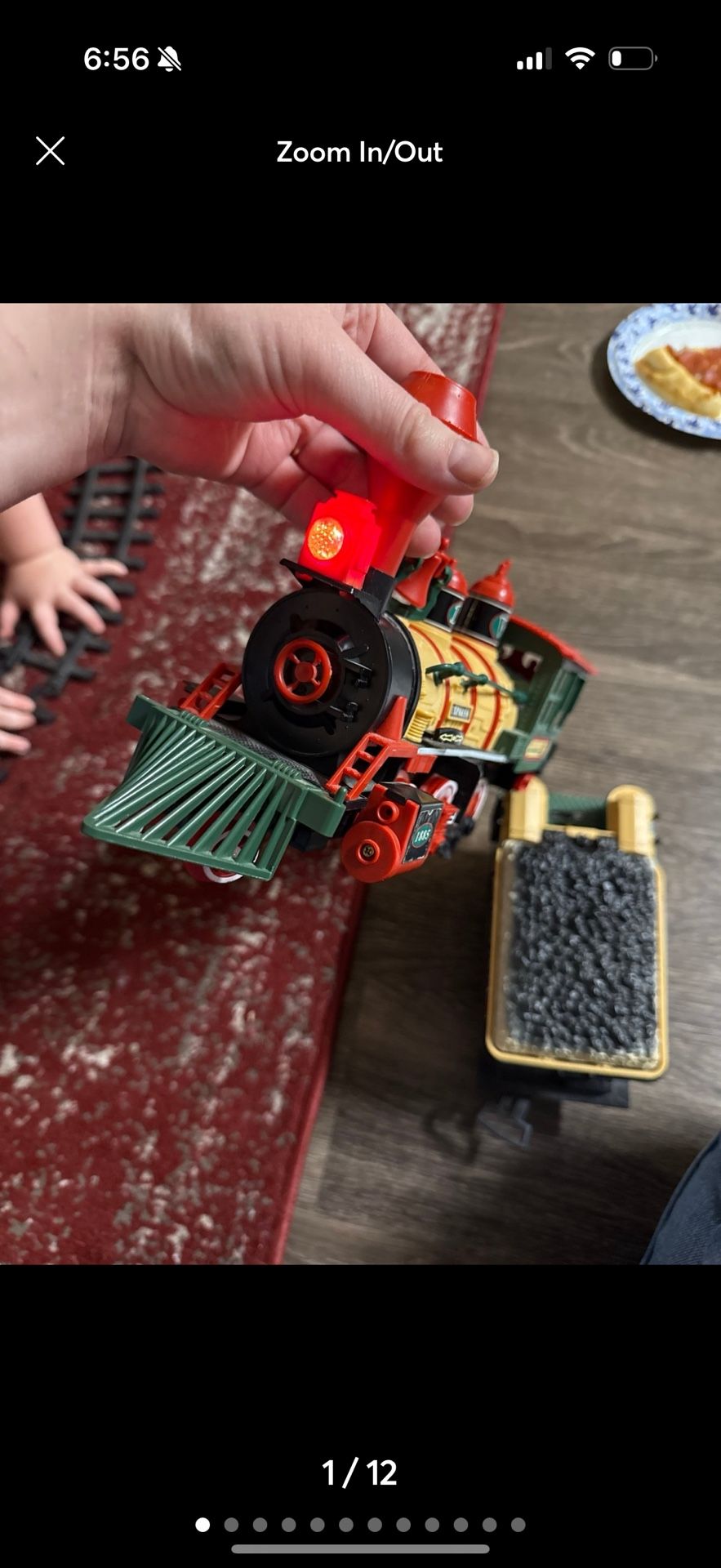 Vintage 1986 New Bright Wintersville Express Train Engine # 12 TF with tracks