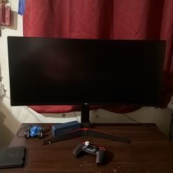 LG Curved Long Gaming Monitor