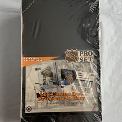 1991-92 Pro Set NHL Hockey French Edition Box Of 36 Packs - New + Sealed