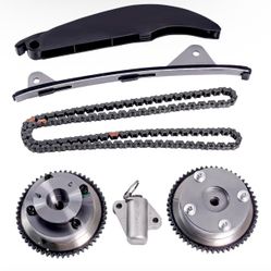 Timing Chain Kit 24321-2E000, Compatible with Kia Soul 2.0L 2012-2013/Hyundai Elantra 1.8L 2011-2014, w/Intake & Exhaust VVT Gear Sprocket 243502E001+