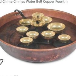 Wind Chime Water Bell Copper Fountain 