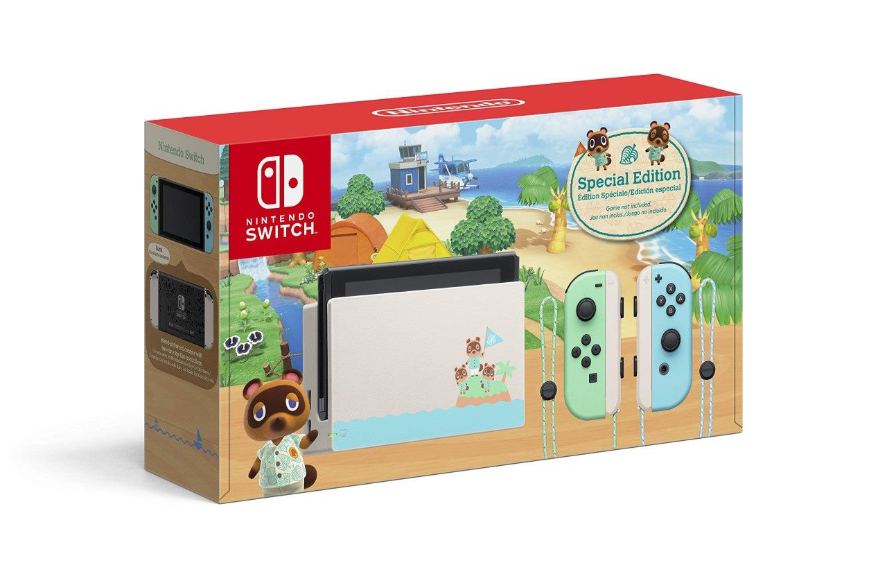 Nintendo switch animal crossing console