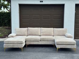 🛋️ Couch/Sofa Sectional - Cream - Delivery Available 🚛