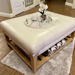 Upholstered Storage Ottoman