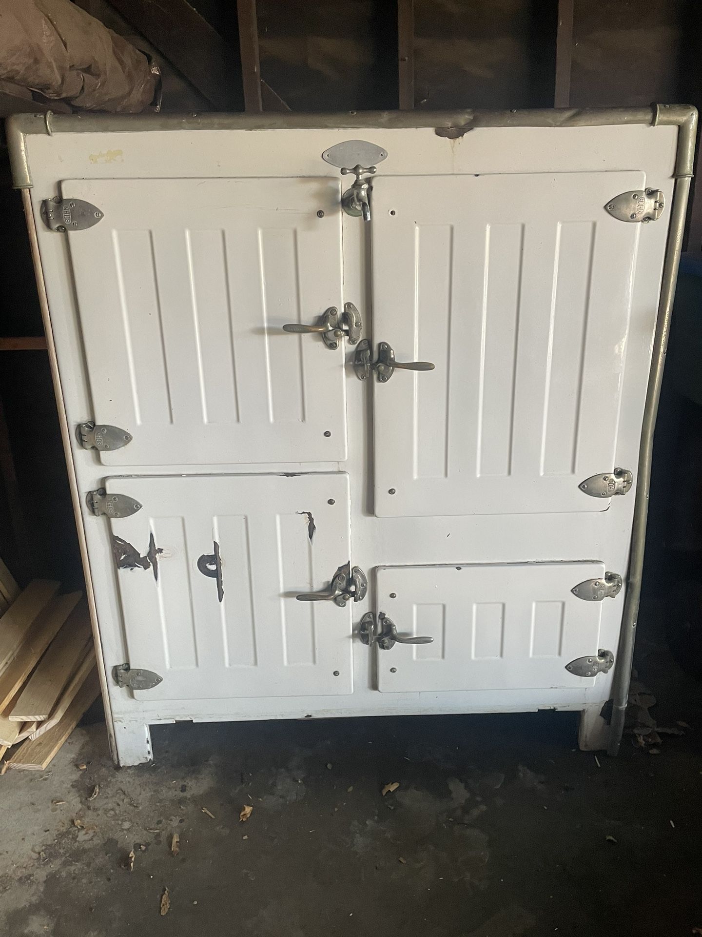 Rare Antique Bohn Ice Box