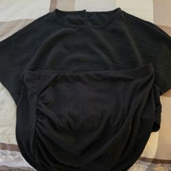 Shein Black Top And Skirt - REDUCED!!