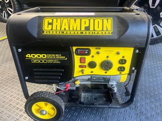 (Like New, Never Used) Portable Champion Generator with Remote & Cable