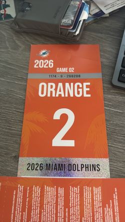 Orange parking Dolphins vs Falcons!!!