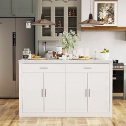 Brand New In Box 61 Inch Kitchen Island 