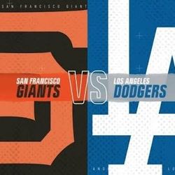 Giants At Dodgers 