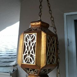 MID-CENTURY VINTAGE HANGING LAMP -