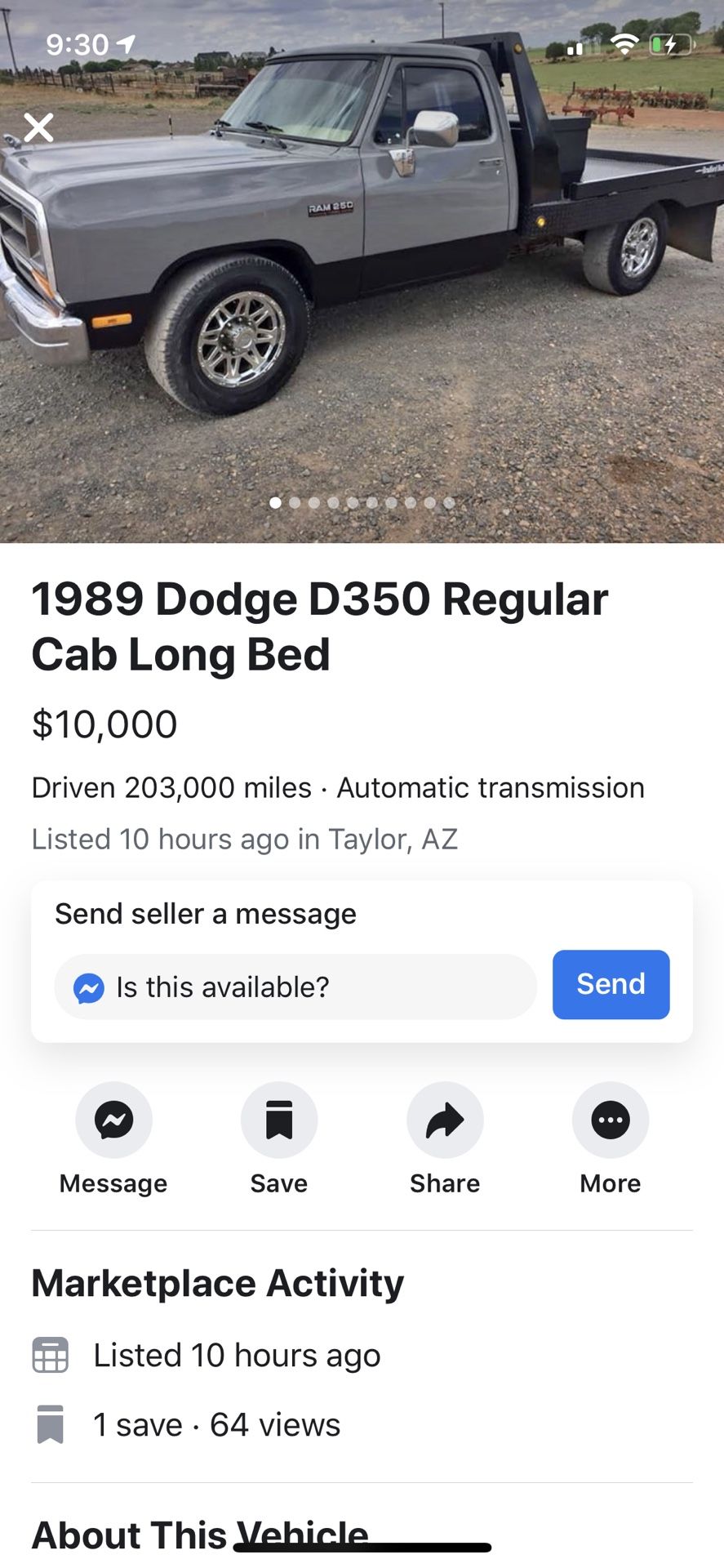 1989 Dodge D350