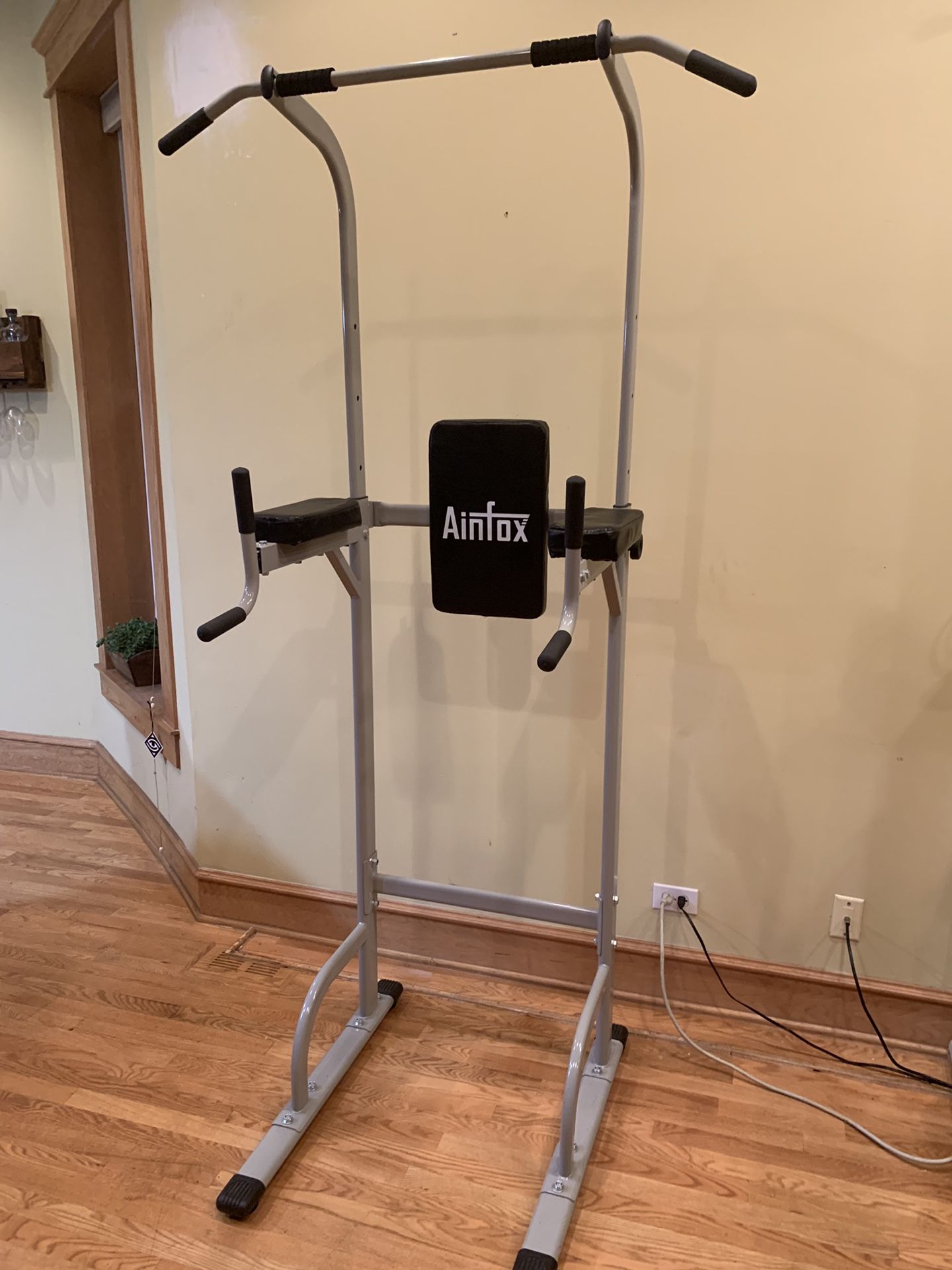 Free standing pull-up and dip bar