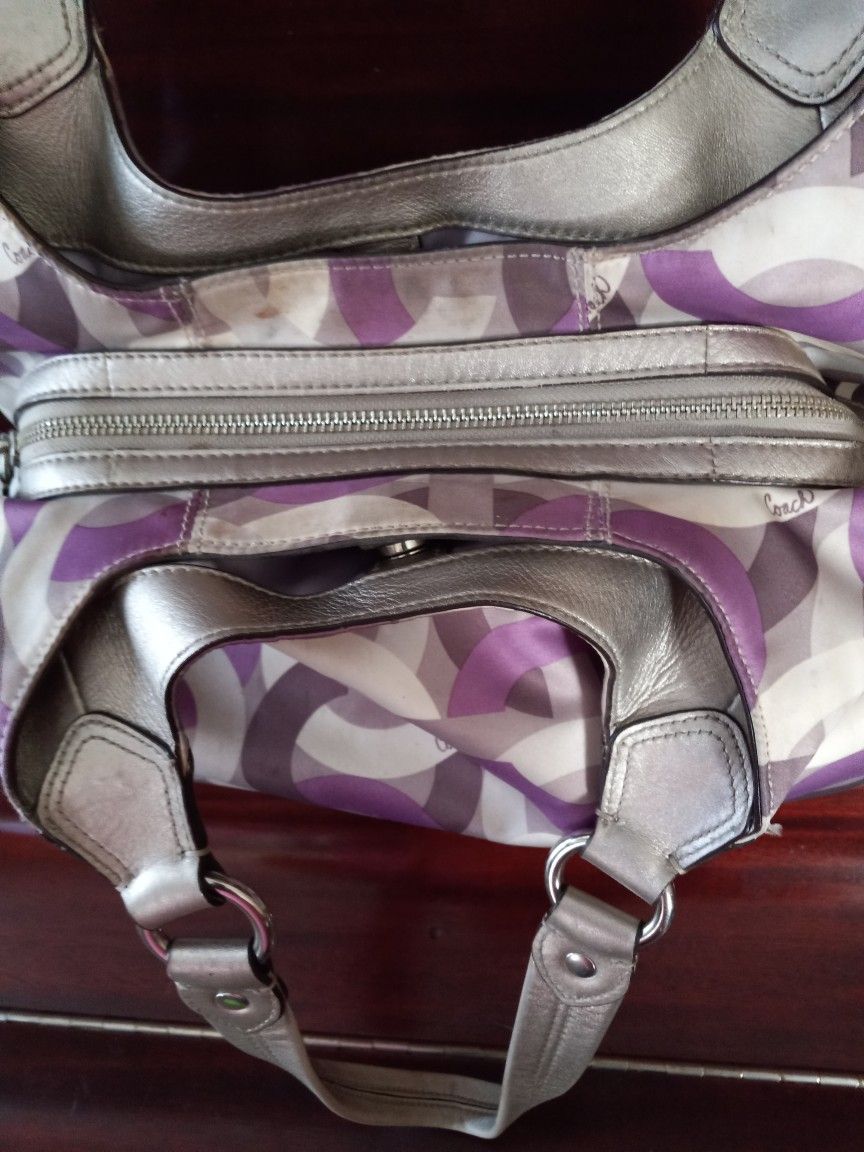 Lavender coach purse clearance