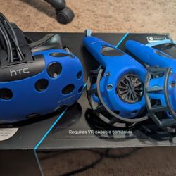 STEAM VR VIVE WITH CONTROLLERS 