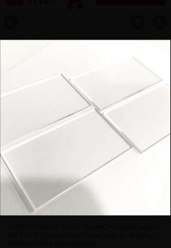 Acrylic Escort / Place Card