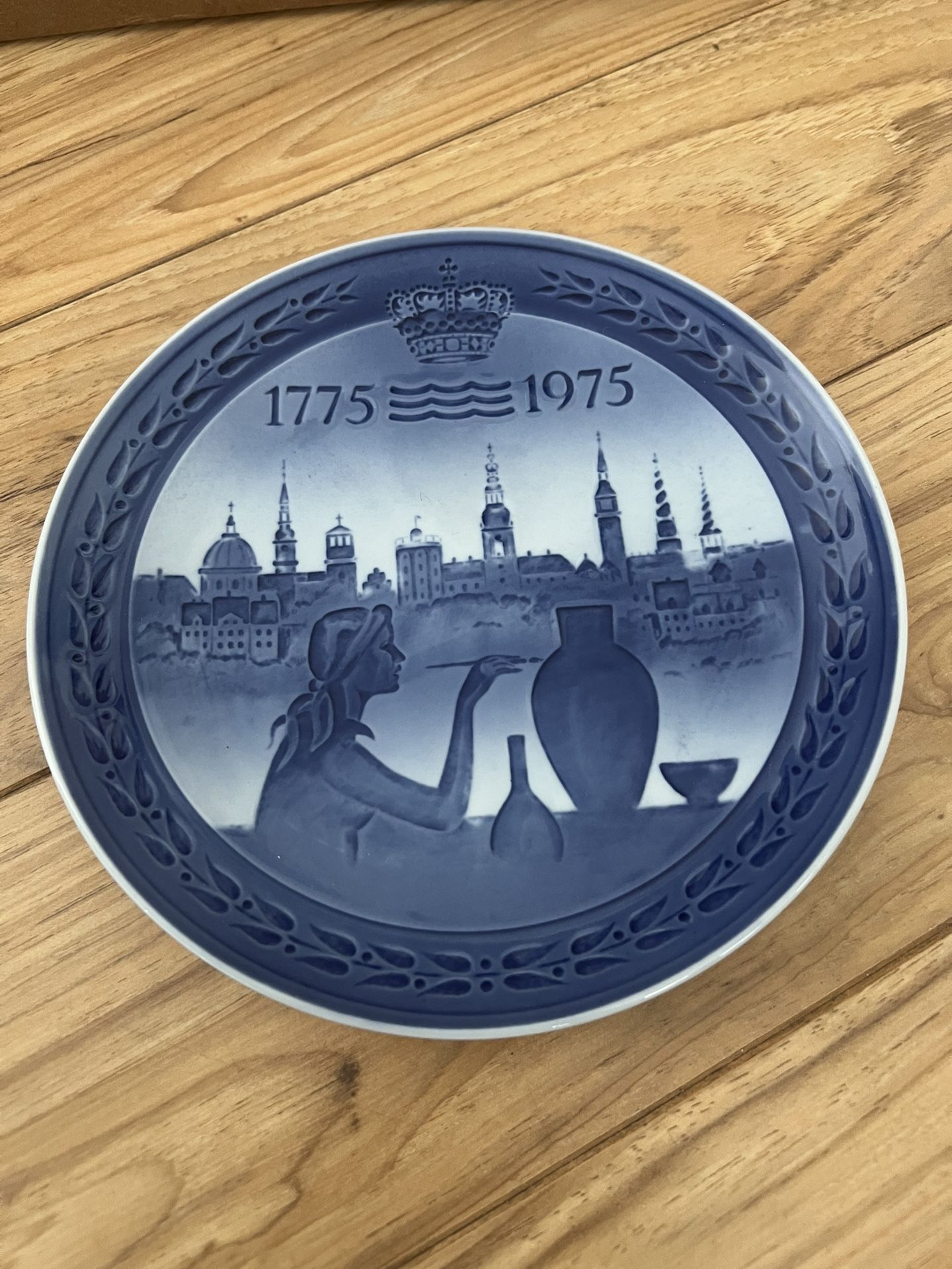 Collector Plate "Bicentenary 1(contact info removed)" - Royal Copenhagen Denmark - Plate