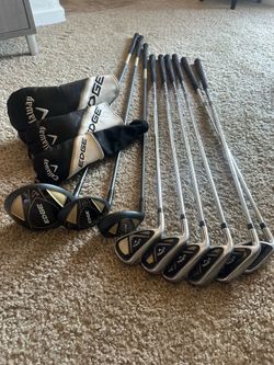 Callaway Edge Left Handed Gold Club Complete Set