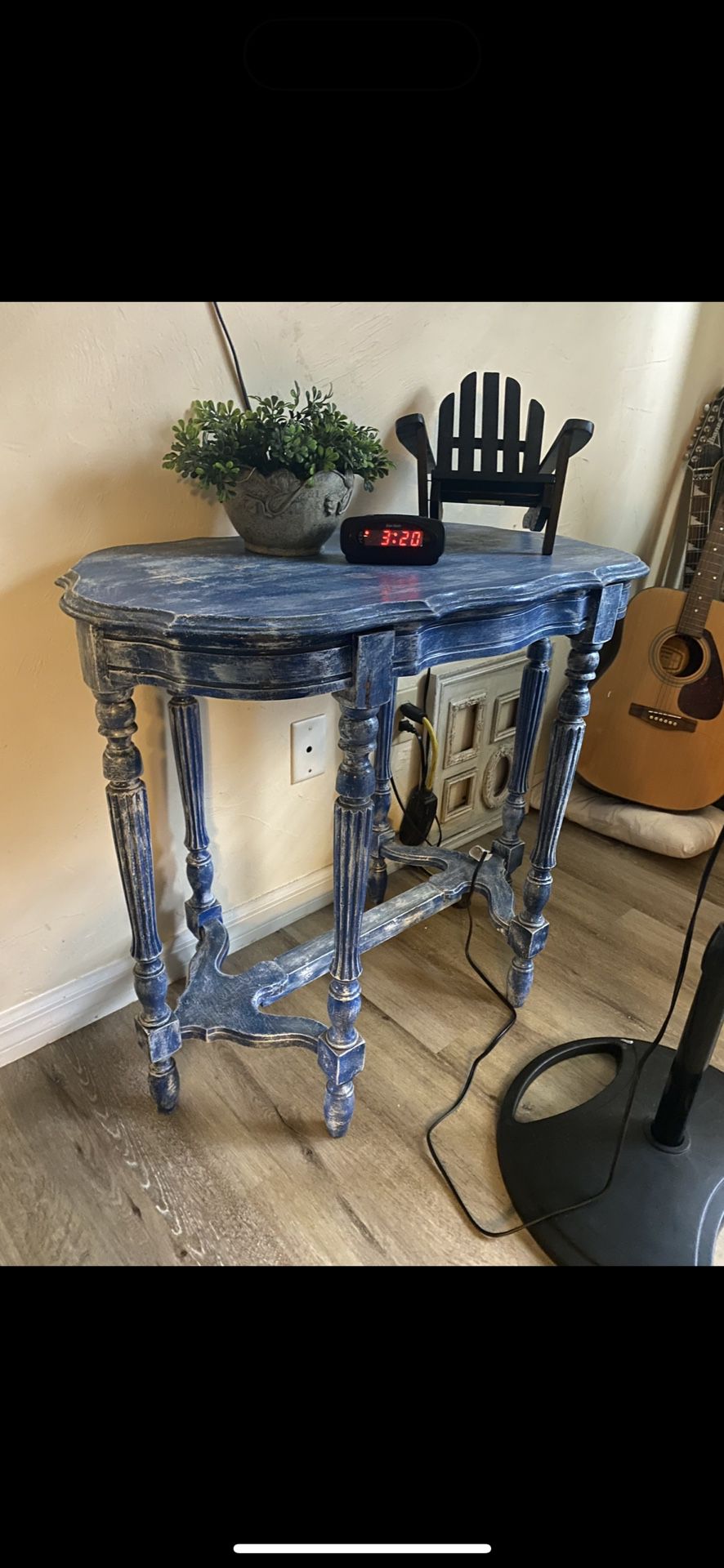 Side Table -vintage Solid Wood