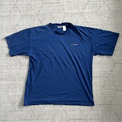 Vintage 2000s Y2K Reebok Men’s Athletic Casual OG Essentials Blue Tee Shirt