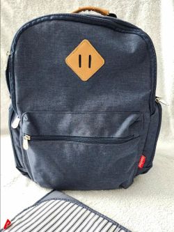 ✅️ Baby Fisher-Price Blue Diaper Bag Backpack w/ Changing Pad• Some Wear On Handle• $15firm