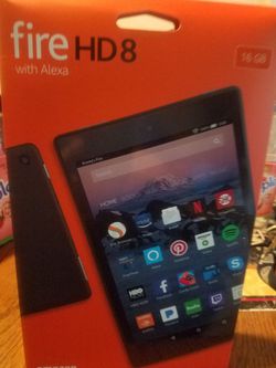 Kindle fire 8"hd with Alexia