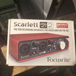 Scarlett 2i2 - Audio interface