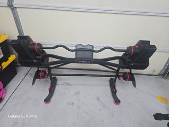 Bowflex SelectTech 2080 Barbell w/ Curl Bar Complete Set
