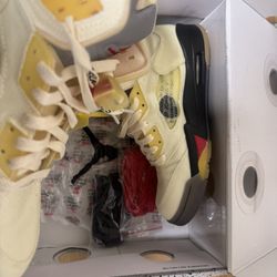 Off-White x Air Jordan 5 Sail – OG All, Box & Laces