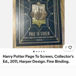 Screen Collectors Book .Harry Potter