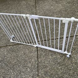Metal Baby Gate Auto Close Easy Install