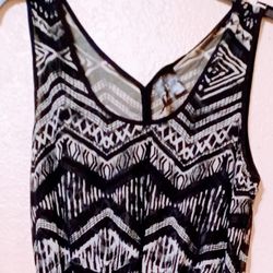 Ladies Medium Fun & Flirt Long Sleeveless Dress 