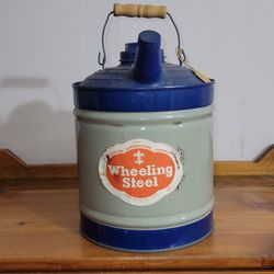 Vintage Wheeling Steel CAN 