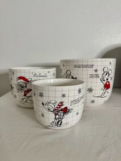Disney Mickey Minnie Bowl Set