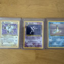 Fossil holos Vintage Pokemon