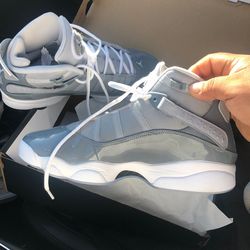 Jordan’s 6 Rings Grey/ White Men’s 11