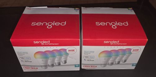 Sengled Smart Wi-Fi LED Light Bulbs 4-Pack x2