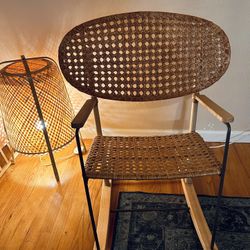 IKEA Rattan Rocking Chair - Gronadal
