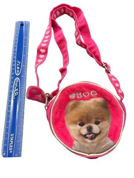 "Boo's Bestie" Pink Crossbody Purse