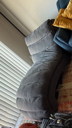 Gray lounge chair