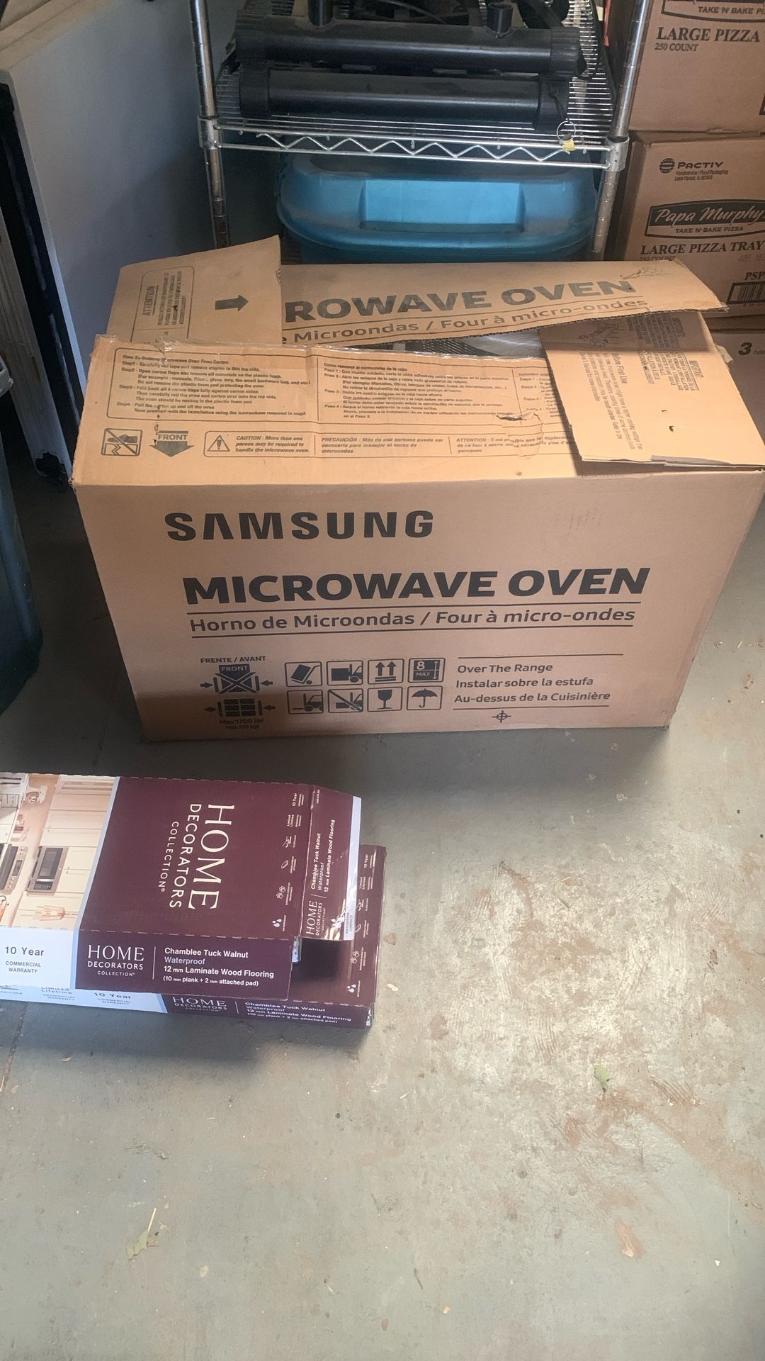Brand new stainless steel microwave