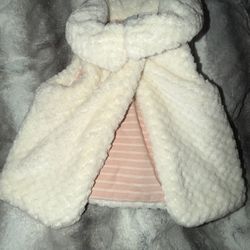 Baby Girl 12m Tahari Faux Fur Cape 