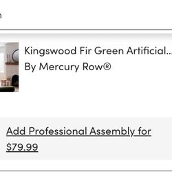 Wayfair 10 Foot Slim Tree (Brand New!)