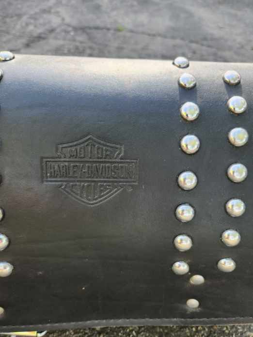 Harley Davidson Motorcycle Leather Saddle Bag