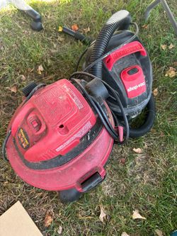 Two Used Shop-Vac Wet/Dry Vacuums – As-Is Lot