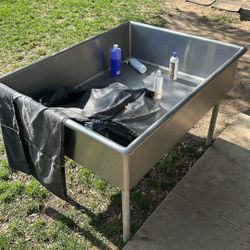 Large Stainless Sink 36”X48”X 33”