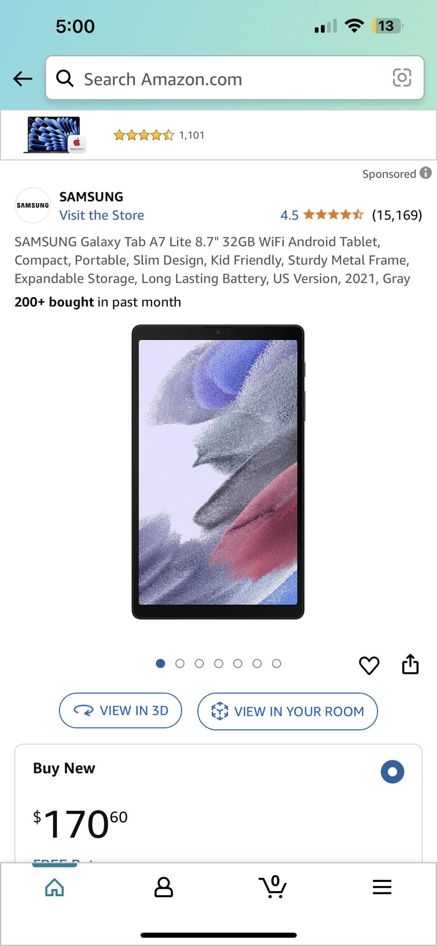Samsung Galaxy Tab A7 Lite