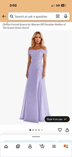 Lilac  Evening Gown