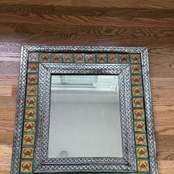 Mexican Tile Mirror 