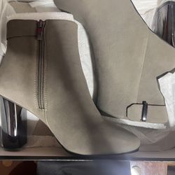 Grey Ankle Boots